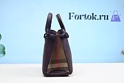 Fortok Burberry Banner Bag in Burgundy 27cm - 4