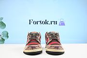 Fortok Nike SB Dunk Low Freddy 313170-202 Red Brown Camouflage Sneakers - 6