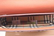 Fortok Burberry Vintage Check and Leather Note Crossbody Bag in Tan 25cm - 4
