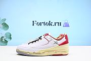 Fortok Nike Off-White X Air Jordan 2 Retro Low SP ‘White Varsity Red’ DJ4375-106 Sneakers - 1