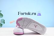 Fortok Air Jordan 4 White and Pink CT8527-116 Sneakers - 2