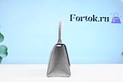 Balenciaga Hourglass S Rhinestone Silver Bag 23cm - 5