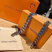 Fortok Louis Vuitton Chain Links Patches Necklace - 5