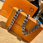 Fortok Louis Vuitton Chain Links Patches Necklace - 4