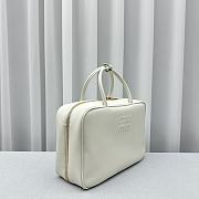 Fortok MiuMiu Leather Top-handle Bag in Black 35x13x23cm - 5