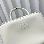 Fortok MiuMiu Leather Top-handle Bag in Black 35x13x23cm - 2
