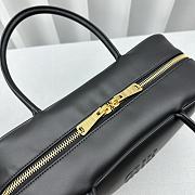 Fortok MiuMiu Leather Top-handle Bag in White 35x13x23cm - 3