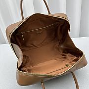 Fortok MiuMiu Leather Top-handle Bag in Brown 35x13x23cm - 3