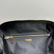 Fortok MiuMiu Nappa Leather Top-handle Bag in Sand&Coffee 35x13x23cm - 3