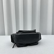 Fortok MiuMiu Gargo Hobo Bag in Black 21x6x12cm - 2