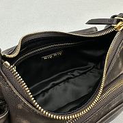 Fortok MiuMiu Gargo Hobo Bag in Sand/Coffee 21x6x12cm - 4