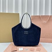 Fortok MiuMiu Shoulder Bag in Blue 38x16x30cm - 1