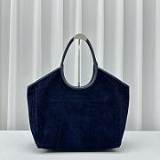 Fortok MiuMiu Shoulder Bag in Blue 38x16x30cm - 6