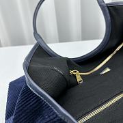 Fortok MiuMiu Shoulder Bag in Blue 38x16x30cm - 4