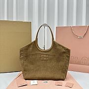 Fortok MiuMiu Shoulder Bag in Brown 38x16x30cm - 1