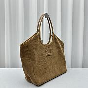 Fortok MiuMiu Shoulder Bag in Brown 38x16x30cm - 4