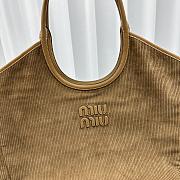 Fortok MiuMiu Shoulder Bag in Brown 38x16x30cm - 6