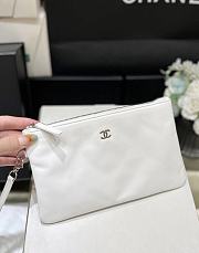 Fortok Chanel 22 Shiny Calfskin, Rainbow Metal White Bag AS3260 35x37x7cm - 6