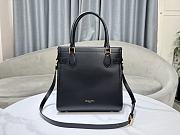 Fortok Dior CD Lock Bag in Black 28x30x18cm - 4