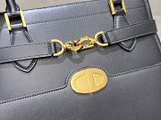Fortok Dior CD Lock Bag in Black 28x30x18cm - 2