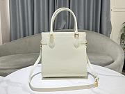 Fortok Dior CD Lock Bag in White 28x30x18cm - 5