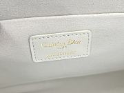 Fortok Dior CD Lock Bag in White 28x30x18cm - 2