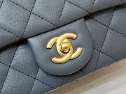 Fortok Chanel 23K Flap Bag in Dark Grey AS1786 17cm - 5