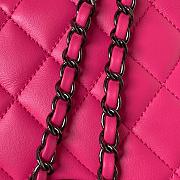 Fortok Chanel Star Handbag in Dark Pink 22.5×22.5×6cm - 3