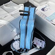 Fortok Chanel Star Handbag in Blue 22.5×22.5×6cm - 6