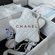 Fortok Chanel Star Handbag in White 22.5×22.5×6cm - 1