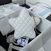 Fortok Chanel Star Handbag in White 22.5×22.5×6cm - 4