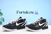 Fortok Nike Zoom Kobe 6 Protro All Star CW2190-002 Black And White Sneakers - 2