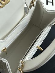 Fortok Chanel 23K Kelly Bag White 19x13x7cm - 3