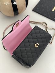 Fortok Chanel Mini CF Bag in Black AS243103401 20x7x14cm - 6