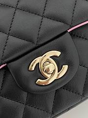 Fortok Chanel Mini CF Bag in Black AS243103401 20x7x14cm - 5