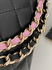 Fortok Chanel Mini CF Bag in Black AS243103401 20x7x14cm - 4