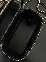 Fortok Chanel 23K Black Sheepskin Top-Handle Bag AP331503409 16x10x8cm - 3