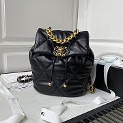 Fortok Chanel 24C Backpack  in Black 26x22x16cm - 1
