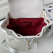 Fortok Chanel 24C Backpack in White 26x22x16cm - 2