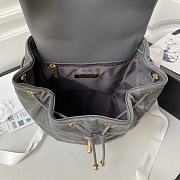 Fortok Chanel 24C Backpack in Grey 26x22x16cm - 4