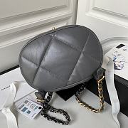 Fortok Chanel 24C Backpack in Grey 26x22x16cm - 2