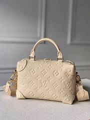 Fortok Louis Vuitton Petite Malle Souple Bag Beige M45394 20x14x7.5cm - 6