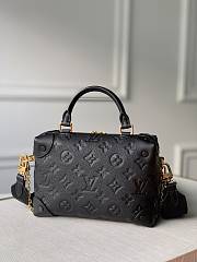 Fortok Louis Vuitton Petite Malle Souple Bag Black M45393 20x14x7.5cm - 6