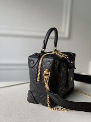 Fortok Louis Vuitton Petite Malle Souple Bag Black M45393 20x14x7.5cm - 2