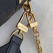Fortok Louis Vuitton Petite Malle Souple Bag Black M45393 20x14x7.5cm - 3