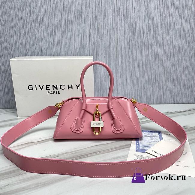 Fortok Givenchy Antigona Stretch Handbag In Pink 22x12x8cm - 1