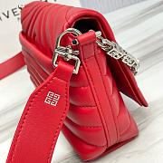 Fortok Givenchy Baguette Bag in Red 25x15x6cm - 5