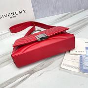 Fortok Givenchy Baguette Bag in Red 25x15x6cm - 4