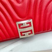 Fortok Givenchy Baguette Bag in Red 25x15x6cm - 2