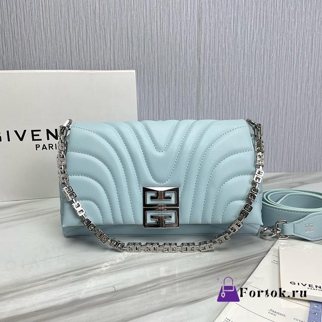 Fortok Givenchy Baguette Bag in Blue 25x15x6cm - 1